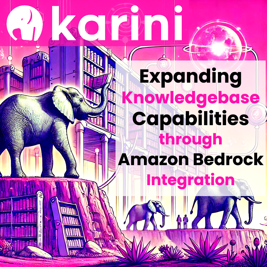 Karini AI seamlessly integrates with Amazon Bedrock for enhanced enterprise AI capabilities.