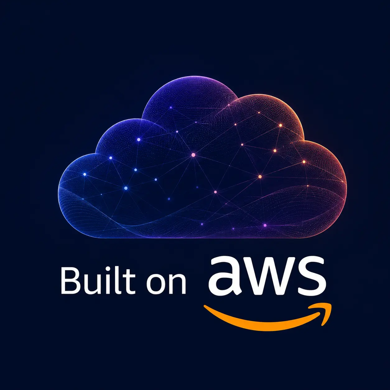Built on AWS.